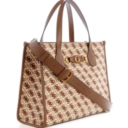 Guess Brown IZZY Medium Tote image 4