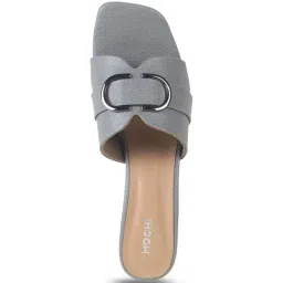 Mochi Women's Grey Casual Sandals image 4