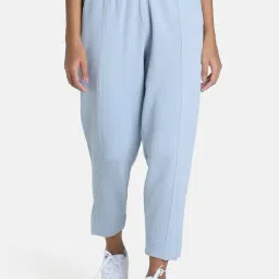 Puma Her Light Blue Regular Fit High Rise Track Pants-picture-16