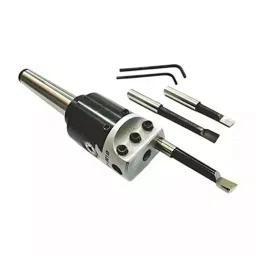 Buyohlic International 1.5 inch (38.1 mm) Boring Head, R8 Shank, 7/16 inch (11.1 mm) UNF Drawbar With Shank, Cutting Tools and 3 HSS Tools, 20-BH-301-image-40