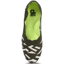 CL Sports by Carlton London Women's Olive & White Flat Ballets image 4