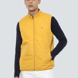 Louis Philippe Yellow Regular Fit Jacket-picture-42