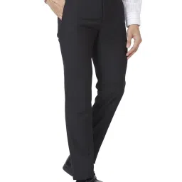 Raymond Black Slim Fit Trousers image 4