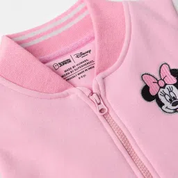 The Souled Store Girls Pink Cotton Embroidery Jacket image 4