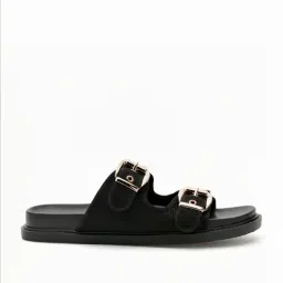 U.S. Polo Assn. Women's Black Casual Sandals-picture-31