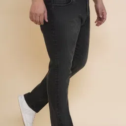John Pride Black Cotton Regular Fit Jeans image 4