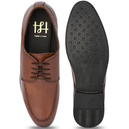 Hydes N Hues Men's Brown Derby Shoes image 4