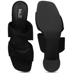 Inc.5 Women's Black Casual Sandals image 4