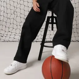 Hubberholme Black Cotton Relaxed fit Solid Jeans image 4