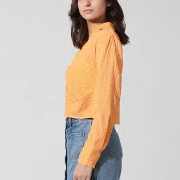 Only Orange Regular Fit Crop Top image 4