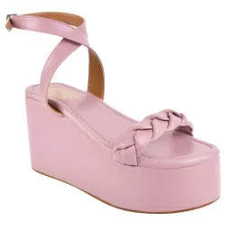 Shoetopia Kids Mauve Ankle Strap Sandals image 4