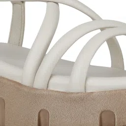 Inc.5 Women's Cream Back Strap Wedges image 4
