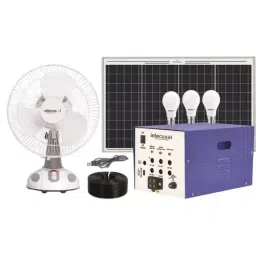 ielecssol 5 W Solar Home Lighting System + 165 W Solar Panel 12.8 V/60 Ah Battery Capacity IP65 for Outdoor Use-picture-44
