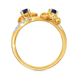 Kisna Diamond & Gold Jewellery Shivanee For Her 14k (585) Diamond & Gold Ring For Women image 4