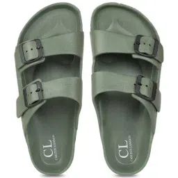 Carlton London Men's Olive Green Slides-picture-16