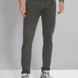 AD by Arvind Green Skinny Fit Lightly Washed Jeans-image-28