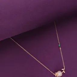 Kai Jewel Sterling Silver Rose Gold Rose of Love Necklace-image-31