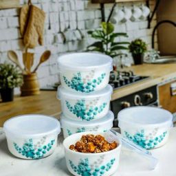 Cello White Opalware Storage Containers With Lid (140ml) - Set of 12-picture-41