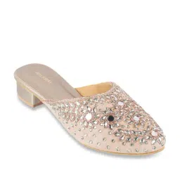 Walkway Women's Rose Gold Mule Shoes-picture-29