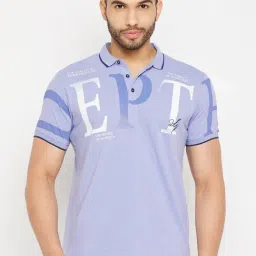 Duke Lavender Slim Fit Printed Polo T-Shirt-picture-19
