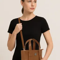 Esbeda Tan Classic Small Satchel-picture-43