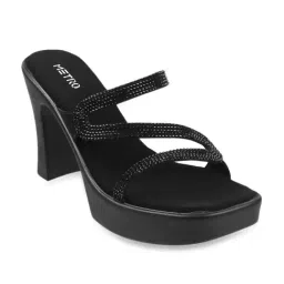 Metro Women's Black Casual Sandals-picture-39