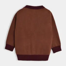 Miarcus Kids Brown Cotton Sweater image 2