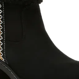 London Rag Women's Black Snow Boots image 4