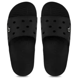 Carlton London Men's Pitch Black Slides-picture-18