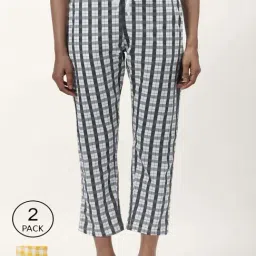 Dreamz by Pantaloons White Yellow Cotton Printed Pyjamas-image-12
