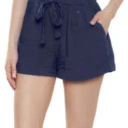 PATRORNA Navy Regular Fit Shorts-picture-12