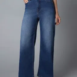 High Star Blue Regular Fit High Rise Jeans-picture-27