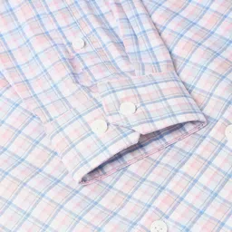 Allen Solly Men Checked Spread Collar Cotton Casual Shirt image 3