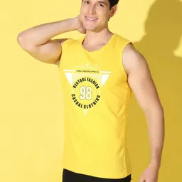 WOOSTRO Men Typography 2 Printed Raw Edge Slim Fit T-shirt image 2