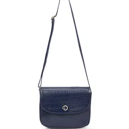Caprese Croc-Textured Crossbody Sling Bag-image-21