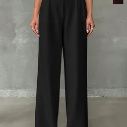 TOOCHKI Women Pack of 2 Relaxed Straight Leg High-Rise Trouser-image-31