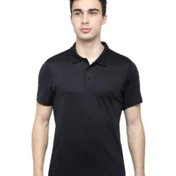 Reebok WOR REGULAR POLO Black Regular Fit Polo T-Shirt-image-17