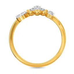 Kisna Diamond & Gold Jewellery Sagee 14k (585) Diamond & Gold Ring For Women image 4