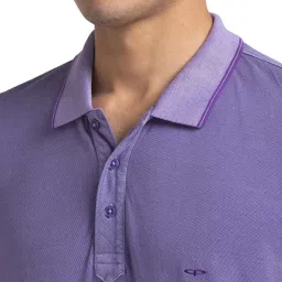 ColorPlus Violet Tailored Fit Polo T-Shirt image 4