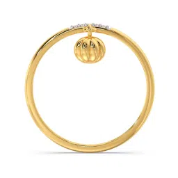 Candere by Kalyan Jewellers BIS Hallmark 14k Yellow Gold & Certified Diamond Ring image 4