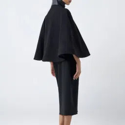 Wardrobe by Westside Black Solid Cape image 2