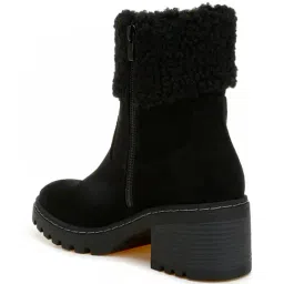 London Rag Women's Black Snow Boots image 5