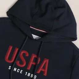 U.S. Polo Assn. Navy Regular Fit Printed Hooded Sweatshirt image 4