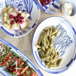 freedom tree Elae Hand Painted Ceramic Shaped Platter image 4