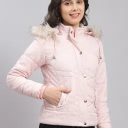 Monte Carlo Kids Pink Printed Full Sleeves Jacket image 4