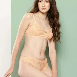 Leading Lady Peach & Wine Lace T-Shirt Bra - Pack of 2 image 4