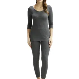 Jockey 2549 Charcoal Melange Cotton Rich Thermal Set-picture-21