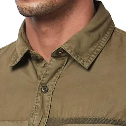 Spykar Green Cotton Regular Fit Shirt image 4