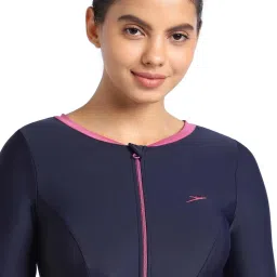 Speedo Navy Plain Swimwear image 4