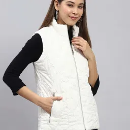 Monte Carlo White Regular Fit Quilted Jacket image 4